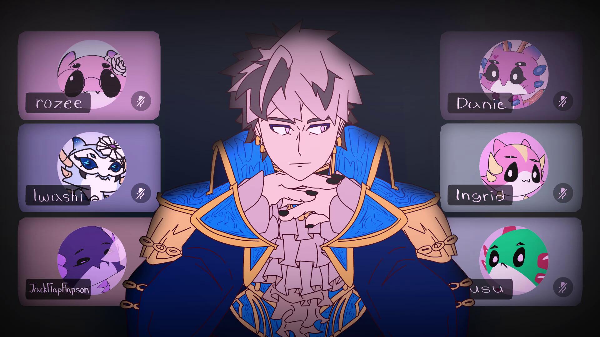 "Crimzon Ruze 'Azure' of Ruzebow - Holostars EN"